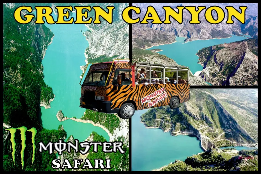 Alanya'da Yeşil Kanyon Safari Turu.